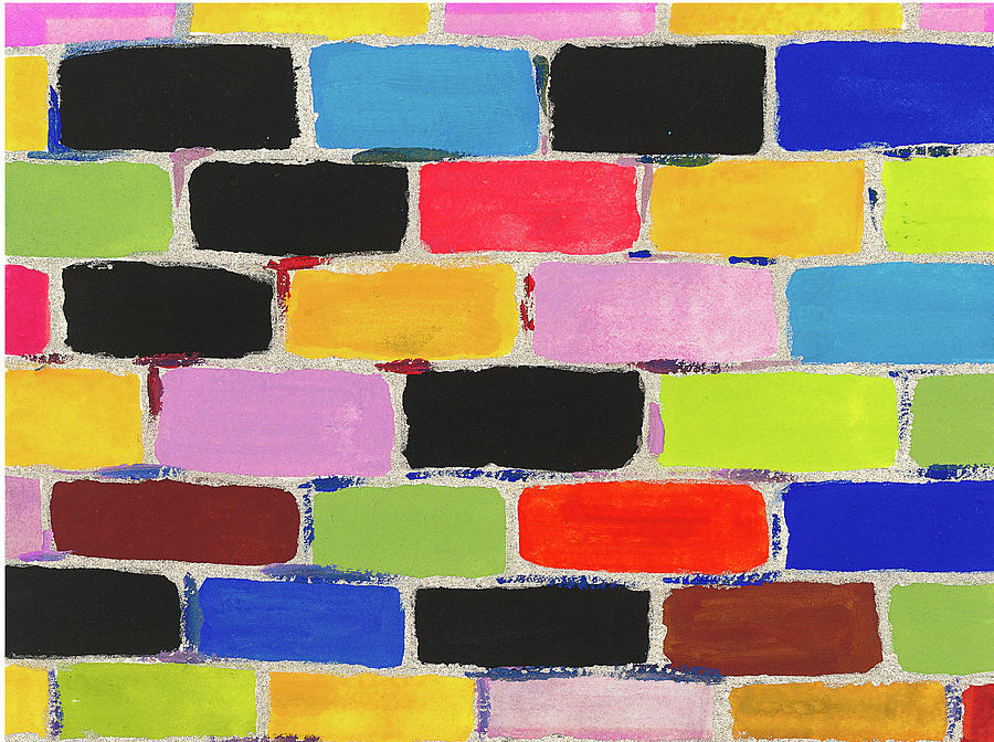 Bricks of Life Painting by Bjorn Sjogren