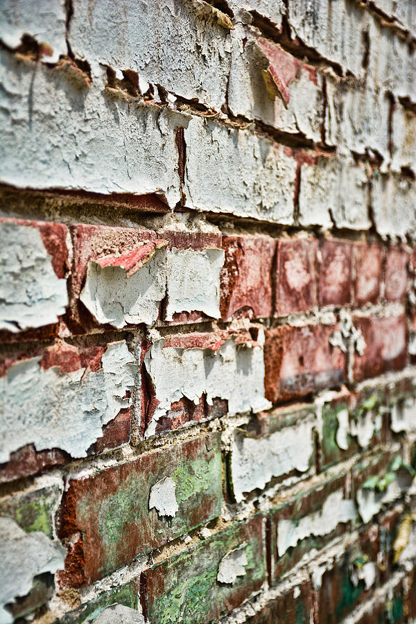 Brickwork 03 - oblique Photograph by Greg Jackson