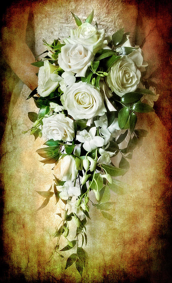 Flower Photograph - Bridal Bouquet by Meirion Matthias