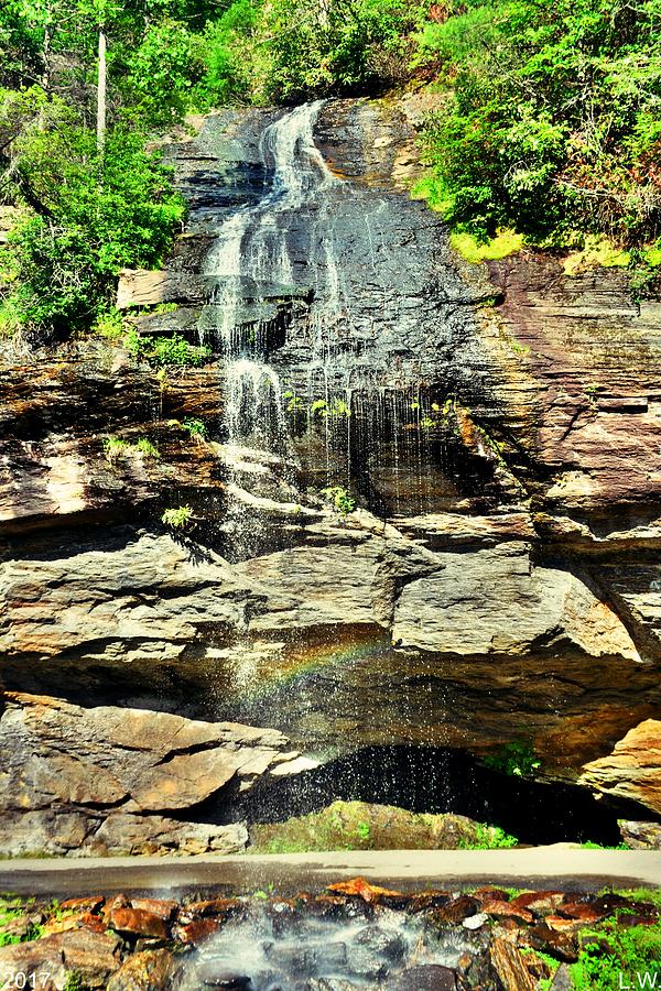 Bridal Veil Falls Highland North Carolina 2 Photograph by Lisa Wooten