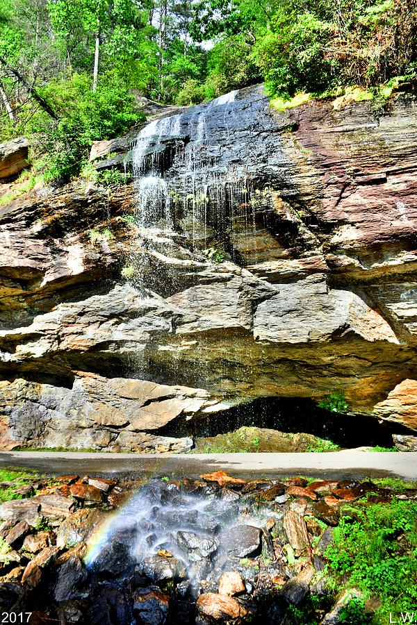 Bridal Veil Falls Highland North Carolina Photograph by Lisa Wooten