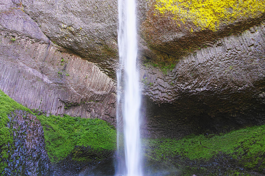 Multonomah Falls of Oregon II Photograph by Pekka Sammallahti