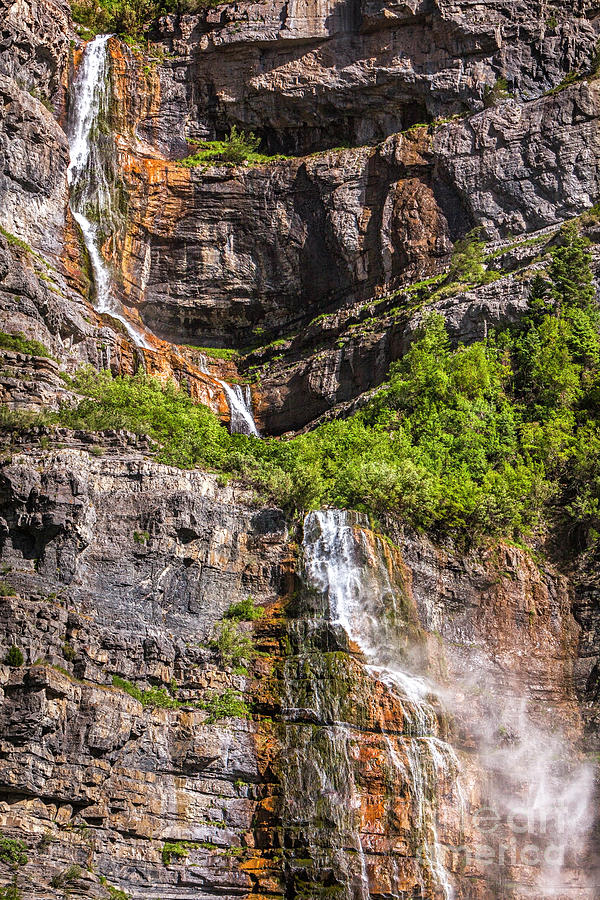 Bridal Veil Falls Provo Utah 8 Photograph by David Millenheft