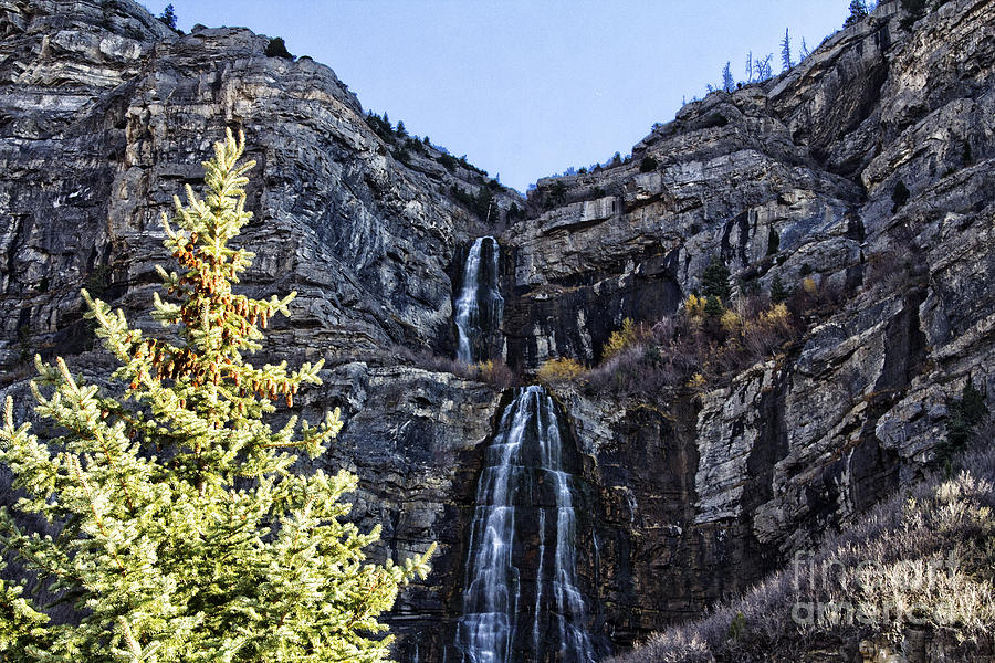 Bridal Veil Falls Provo Utah Photograph by Douglas Barnard