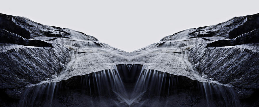 Mountain Digital Art - Bridal Veil Falls Reflection by Pelo Blanco Photo