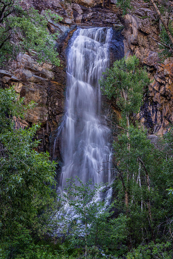 Bridal Veil Falls Spearfish Canyon One Photograph By Ray Van Gundy