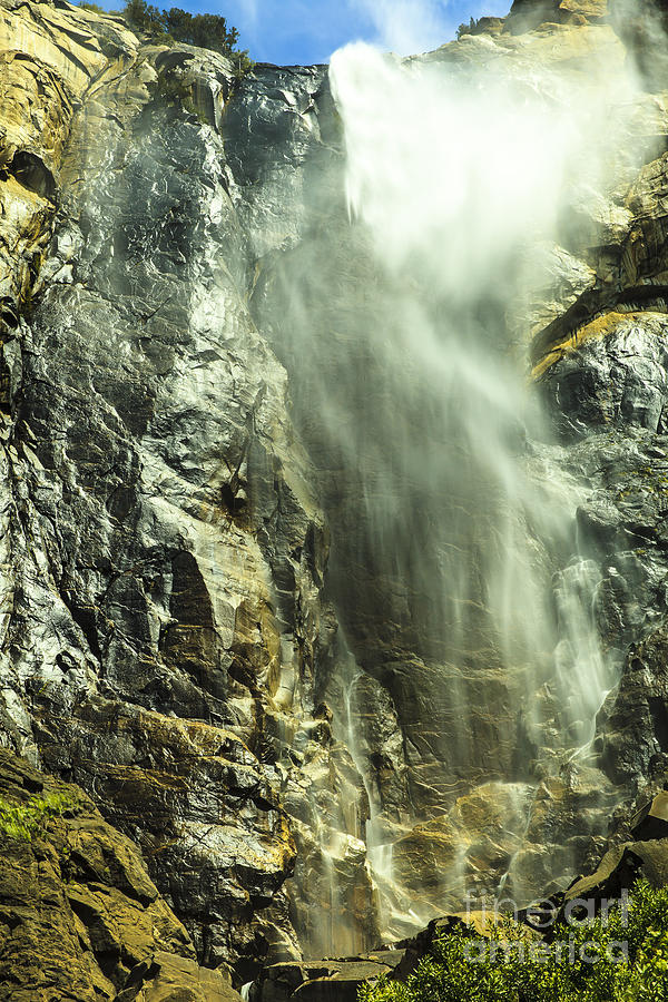 Bridal Veil Falls Yosemite Photograph by Ben Graham