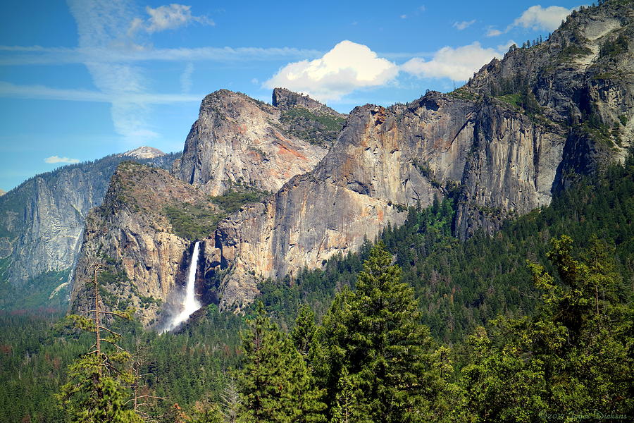 Bridalveil Falls From Tunnel View Photograph by Joyce Dickens
