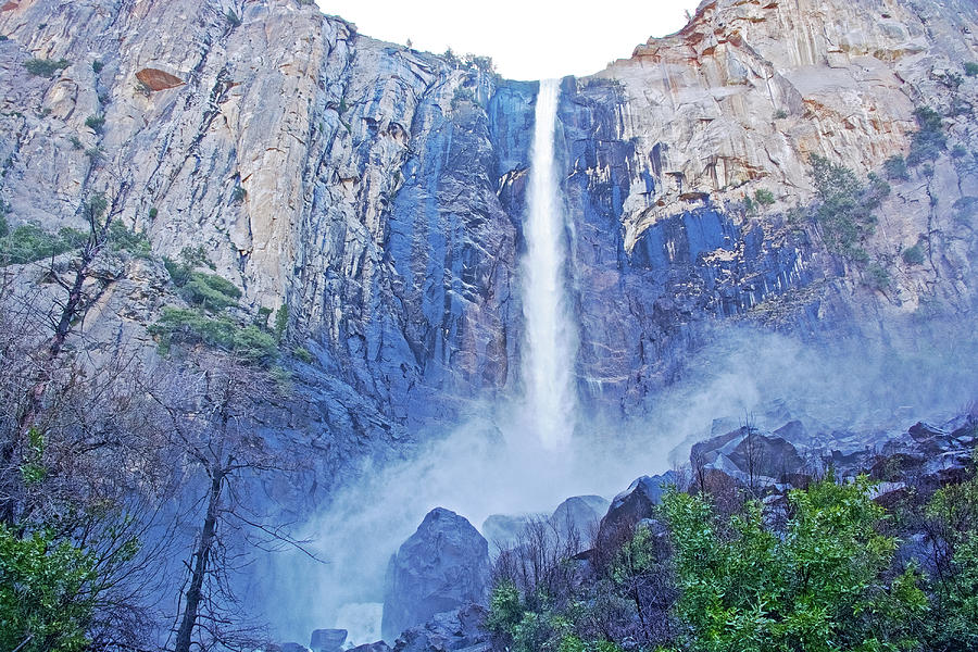 Bridalveil Falls in Yosemite Valley in Yosemite Valley Yosemite National Park, California Photograph by Ruth Hager