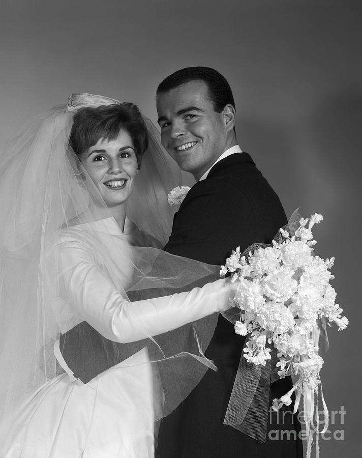Bride And Groom, C.1960s Photograph by H. Armstrong Roberts/ClassicStock