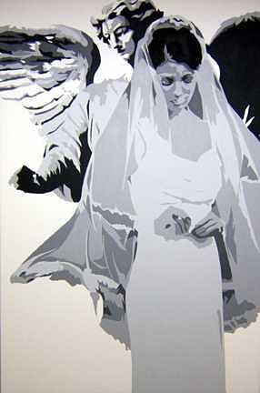 Bride Painting - Bride by Michael James Toomy Bride Painting - Bride by Michael James Toomy