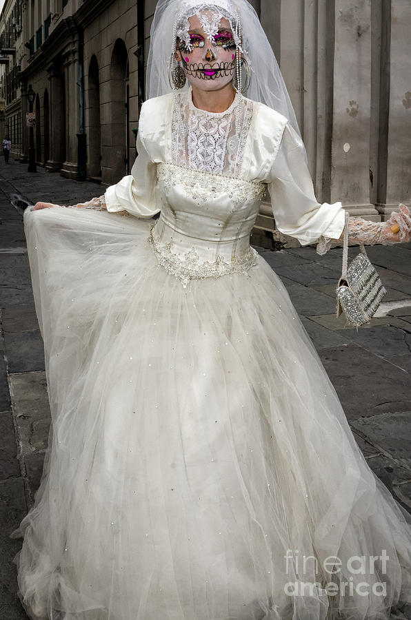 New Orleans Photograph - Bride of Jackson Square- Nola by Kathleen K Parker