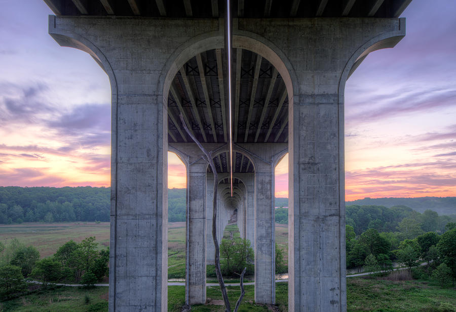 Cuyahoga Valley National Park Photograph - Bridge Across the Valley by Matt Hammerstein