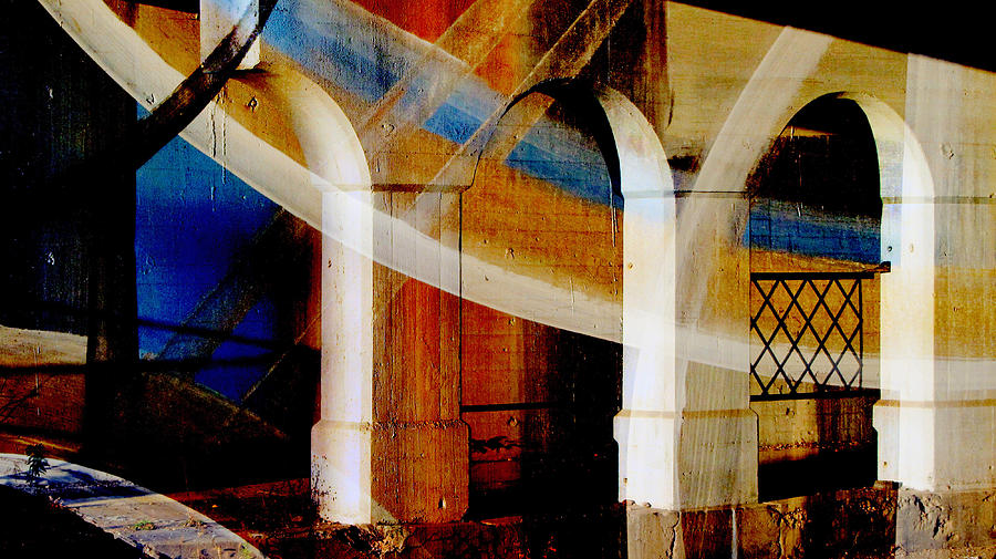 Bridge Arch Abstract 2 Digital Art by Anita Burgermeister