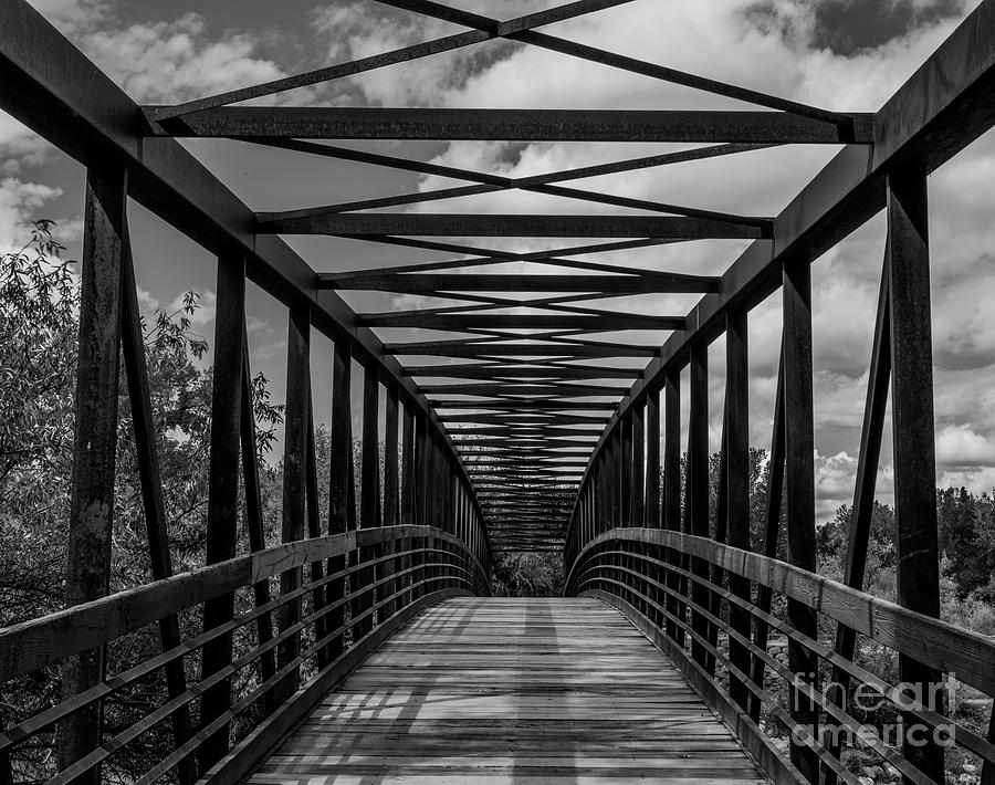 Bridge At Berg In Black And White Photograph by Jaime Miller