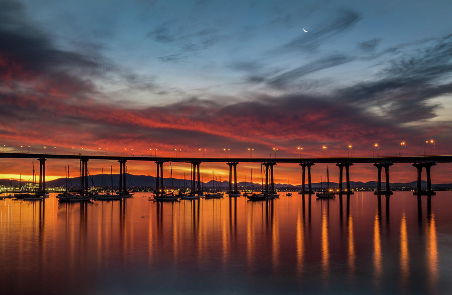 Bridge at Dawn Photograph by TM Schultze