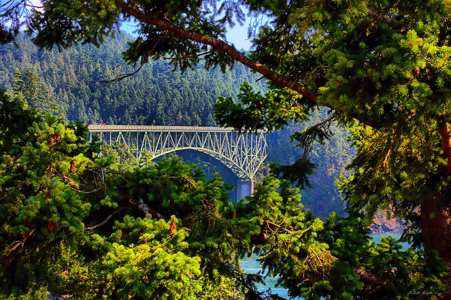 Bridge at Deception Pass Photograph by Michelle Joseph-Long