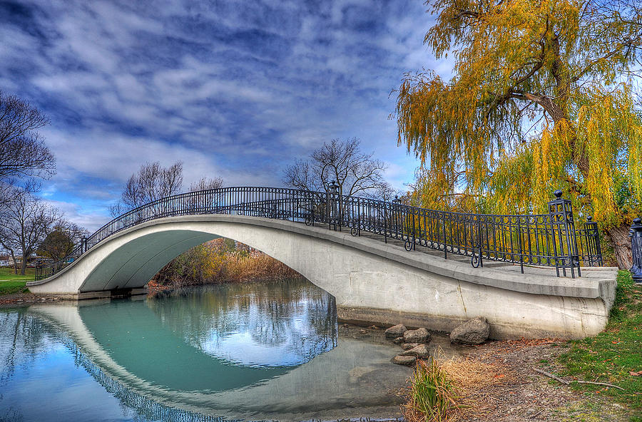 Bridge At Elizabeth Park Photograph by Rodney Campbell