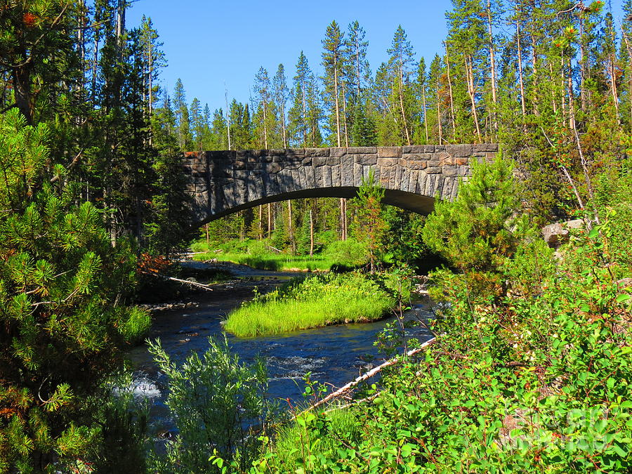 Bridge at Yellowstone Photograph by Aimee Mouw