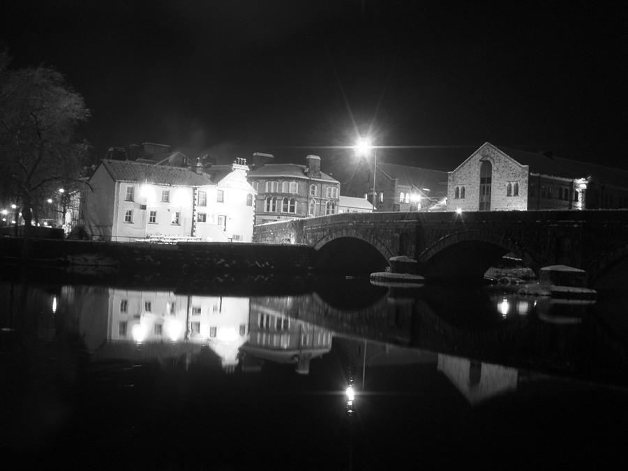 Bridge hotel at night Photograph by Lukasz Ryszka