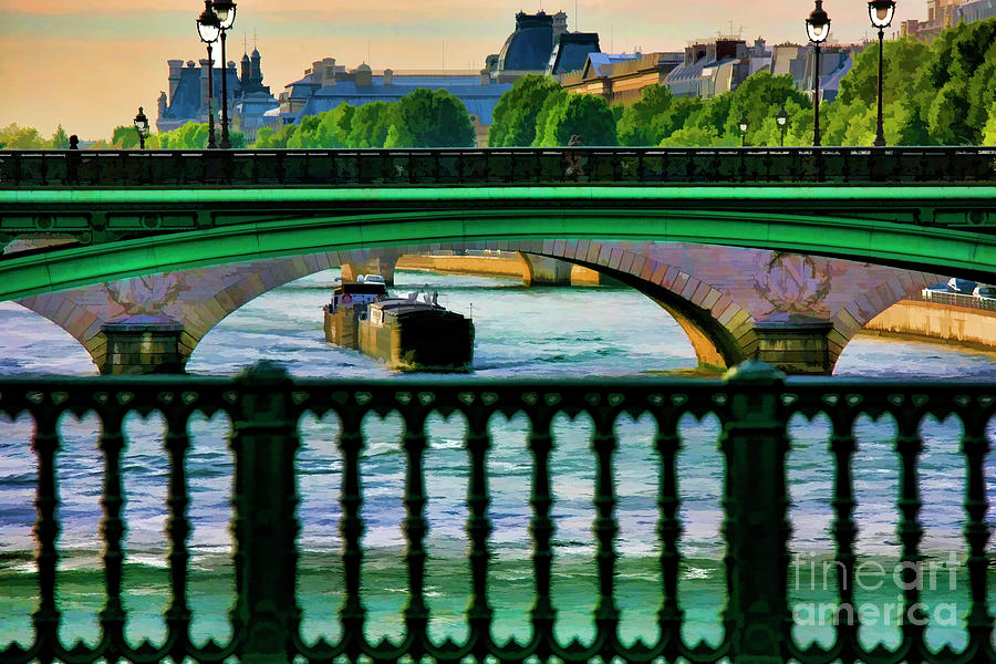 Bridge IIe Saint-Louis Paris  Photograph by Chuck Kuhn