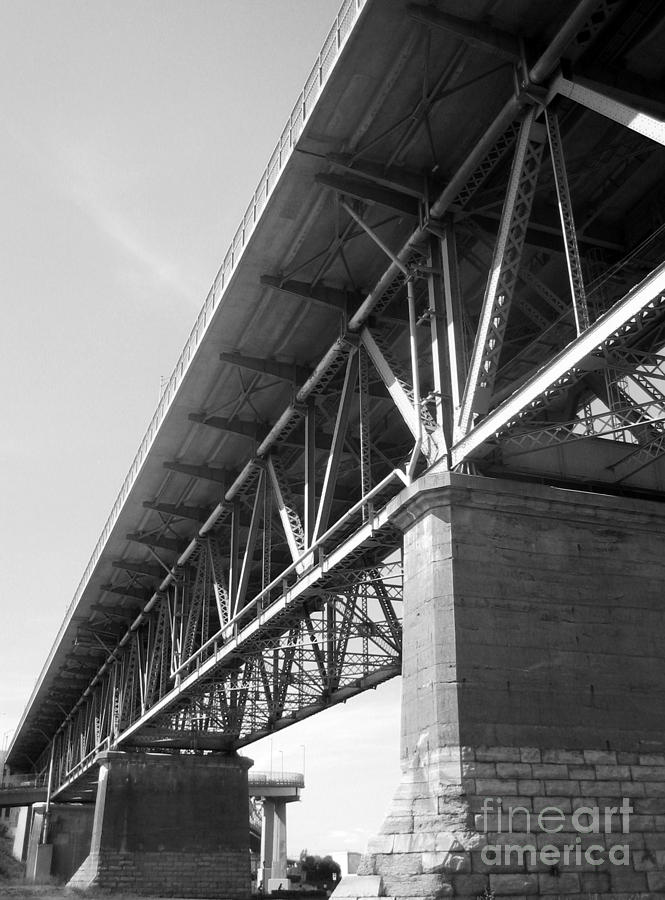 Bridge Photograph - Bridge Ile ste Helene  by Reb Frost