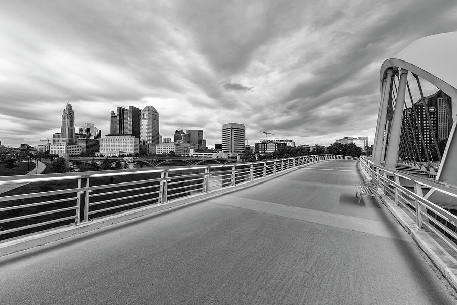 Bridge in Columbus Ohio  Photograph by John McGraw