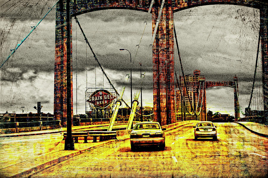 Bridge in Minneapolis  Digital Art by Susan Stone