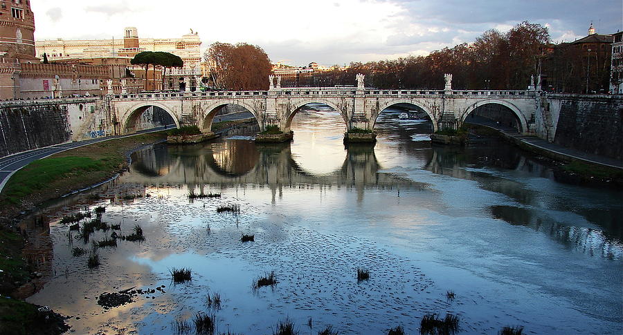 Bridge In Rome Photograph
