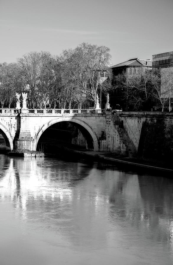 Bridge in Rome Digital Art by Terry Davis