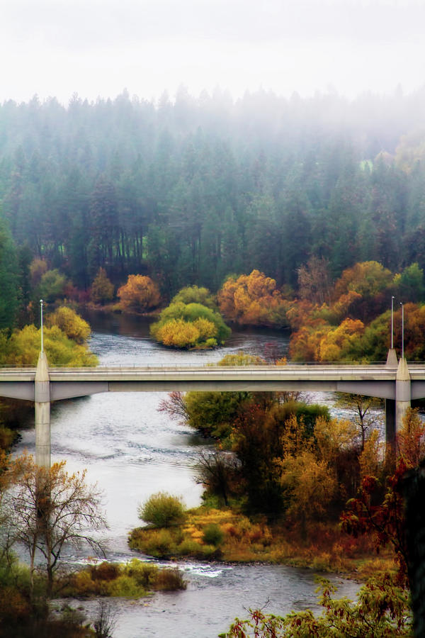 Bridge in Spokane Digital Art by Terry Davis