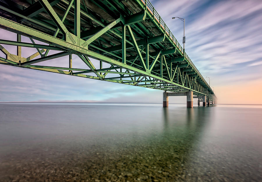 Bridge into the Fog Photograph by Matt Hammerstein