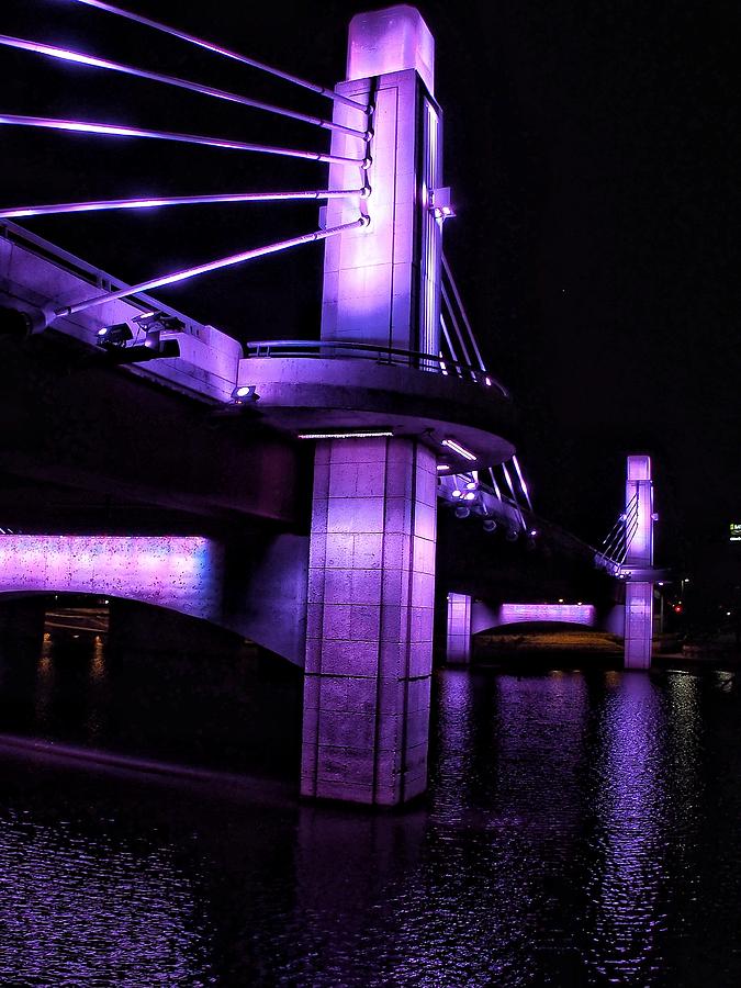 Bridge Lighting Photograph by Buck Buchanan