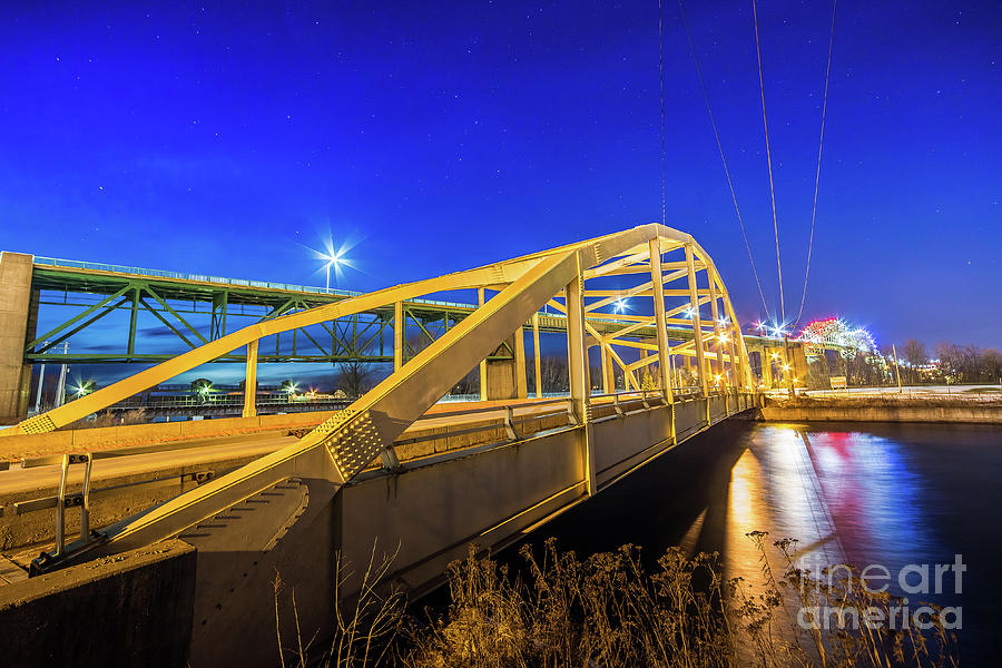 Bridge Meridian Sault Ste. Marie, Michigan -6792 Photograph by Norris Seward