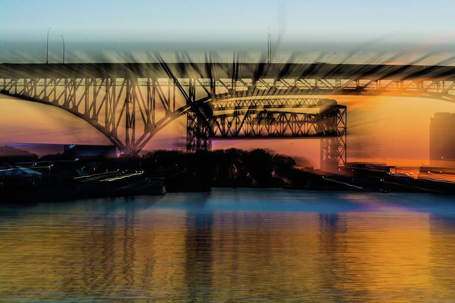 Bridge Motion Photograph by Stewart Helberg