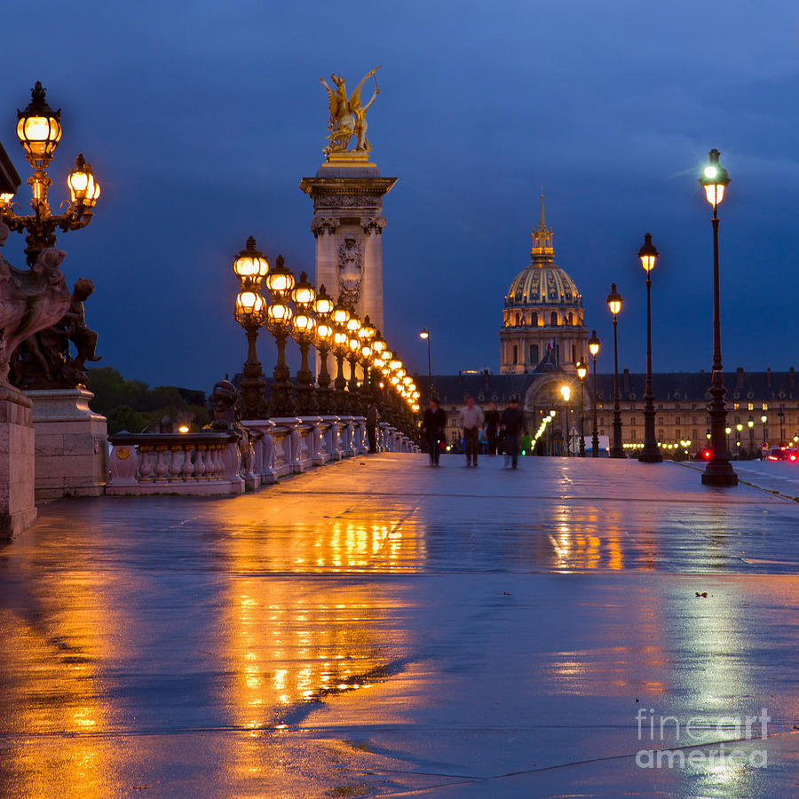Bridge Of Alexandre IIi ,  Paris, France Photograph