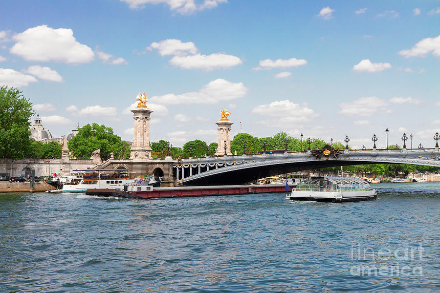 Bridge of Alexandre III in Paris Photograph by Anastasy Yarmolovich