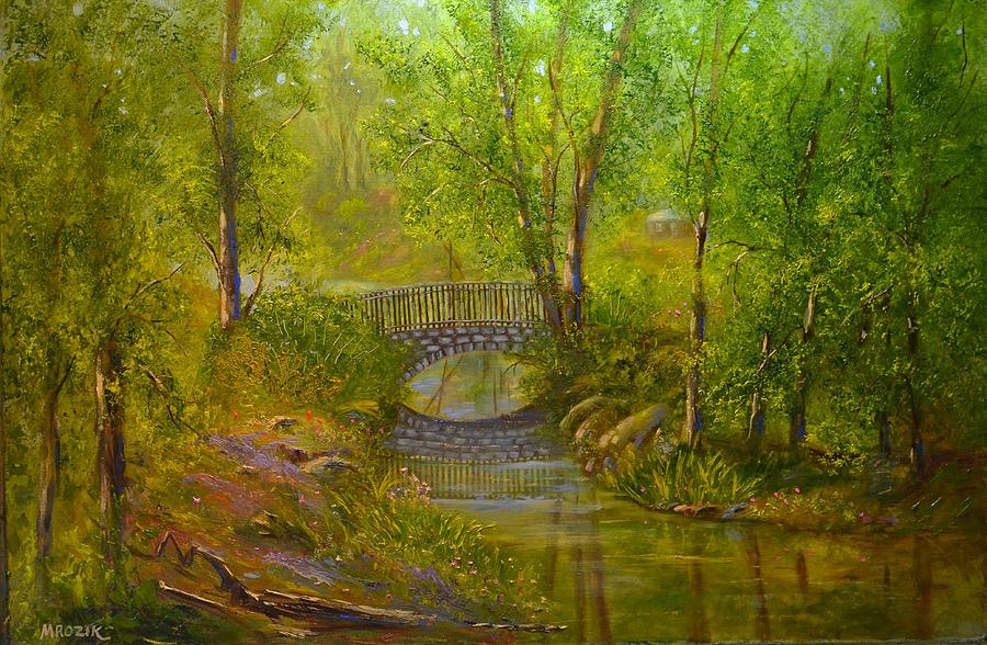 Bridge of Delight Painting by Michael Mrozik