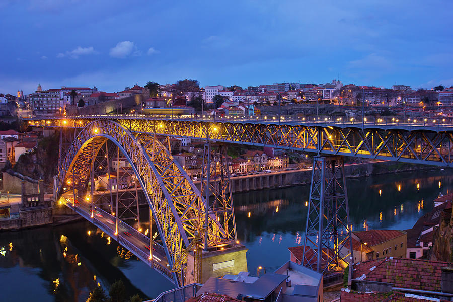 Bridge of Dom Luis I in Portugal Photograph by Anastasy Yarmolovich