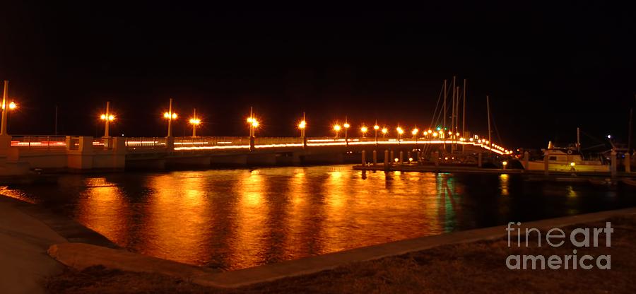 Bridge Of Lions Night Of Lights Photograph by D Hackett