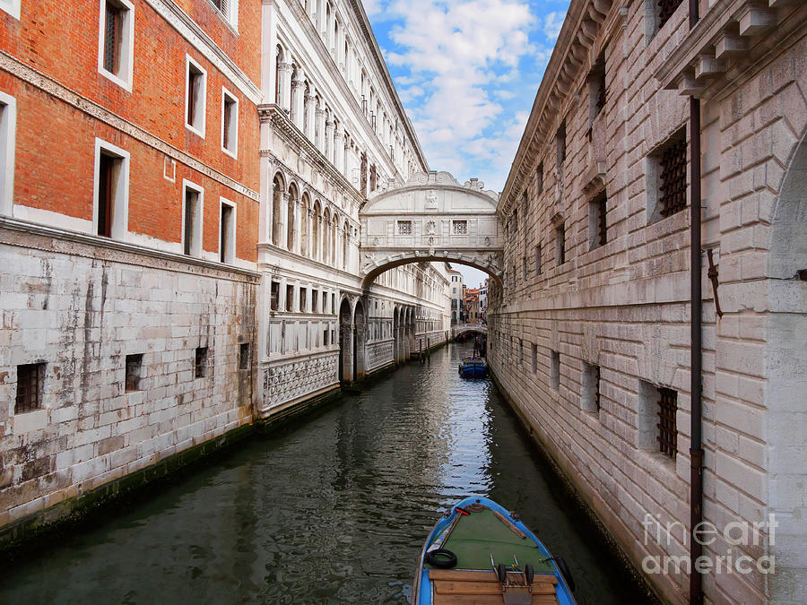 Bridge of Sighs in Venice Italy Photograph by Louise Heusinkveld
