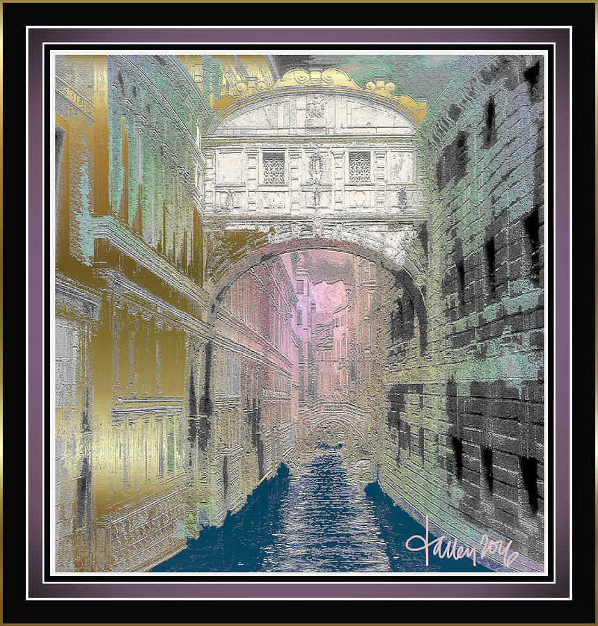 Bridge Of Sighs Painting by Larry Talley