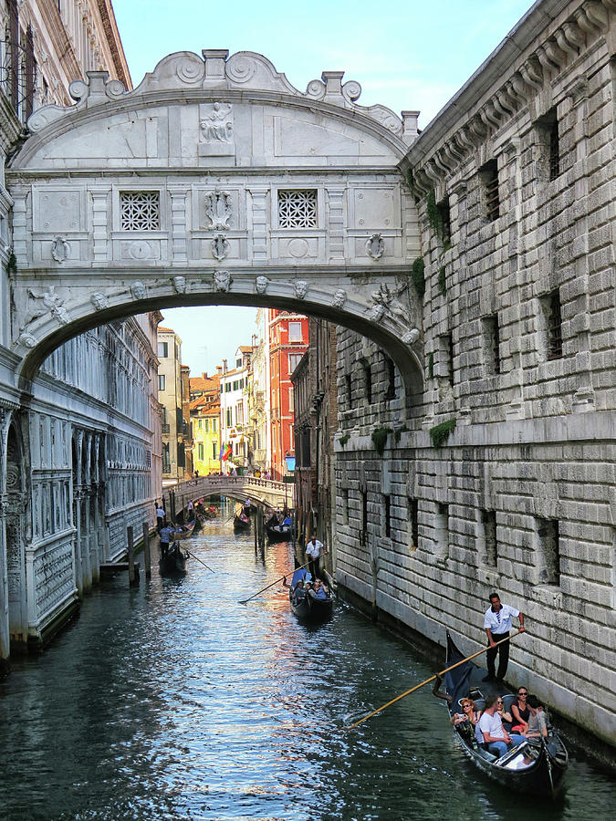 Bridge of Sighs Venice Photograph by Dave Mills