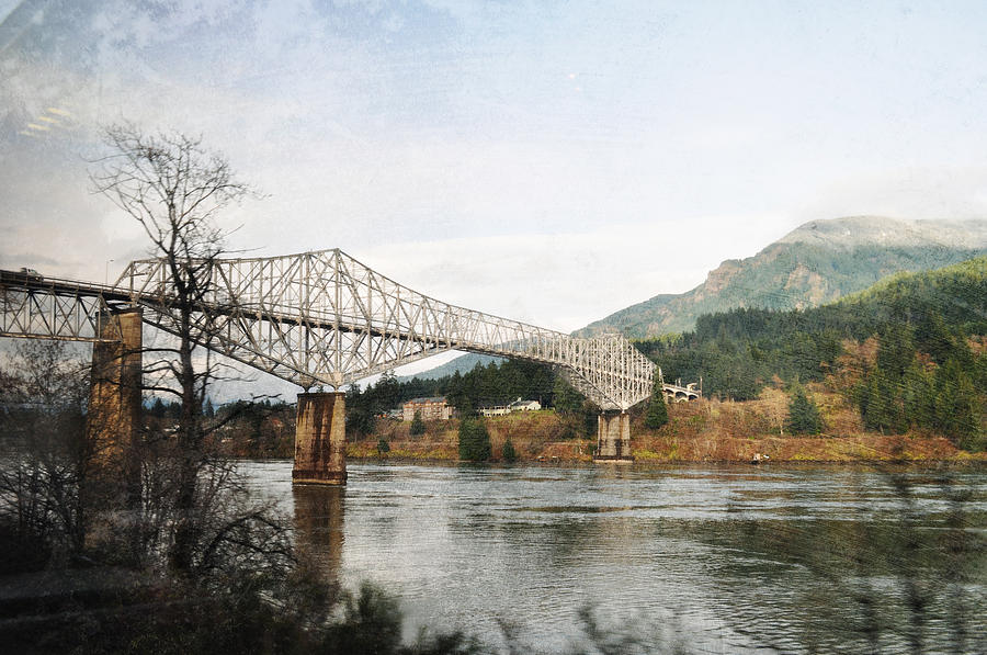 The Great Train Robbery Photograph - Bridge of the Gods Columbia River Gorge by Kyle Hanson