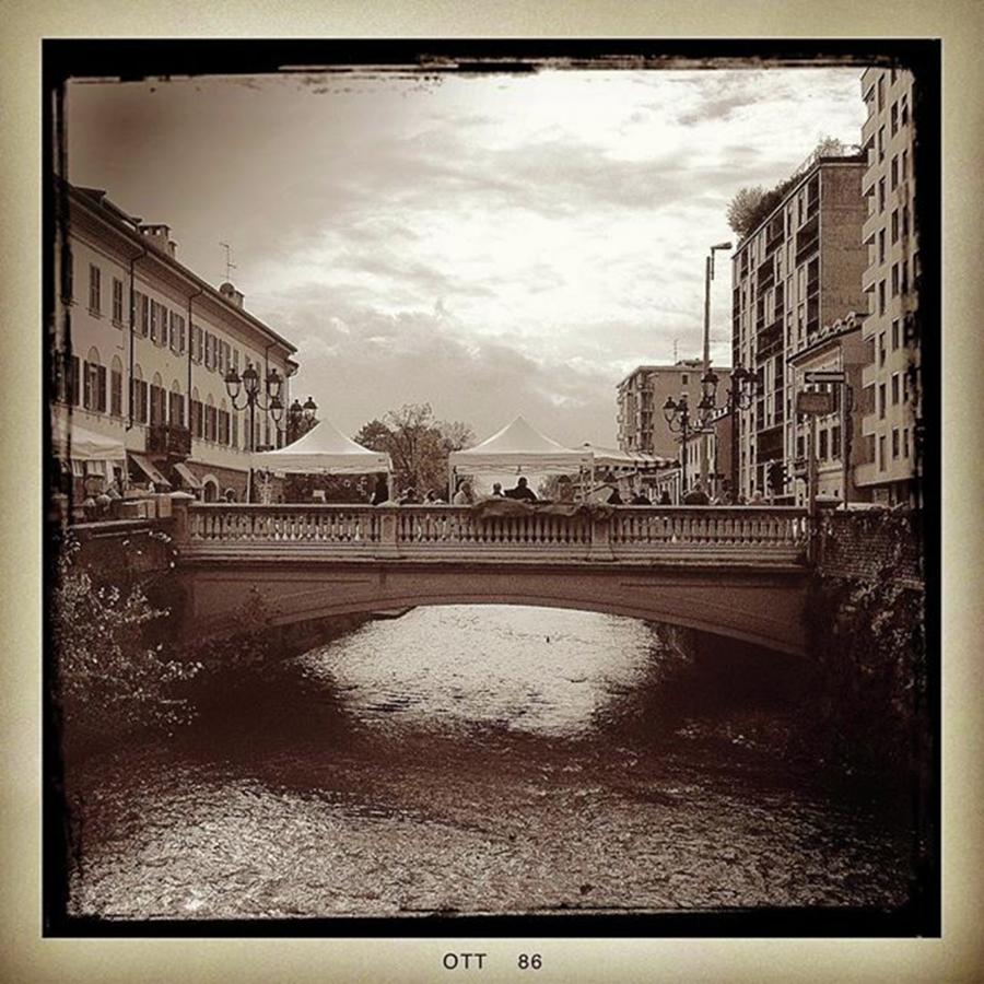 Architecture Photograph - Bridge On Lambro River #instagram by Roberto Pagani