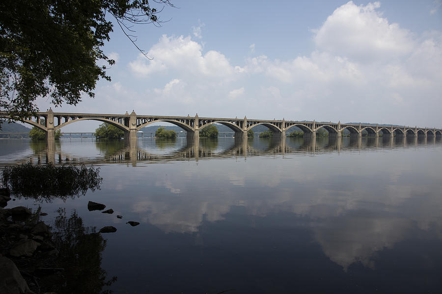 Bridge on the Susquehanna River Photograph by Hugh Smith