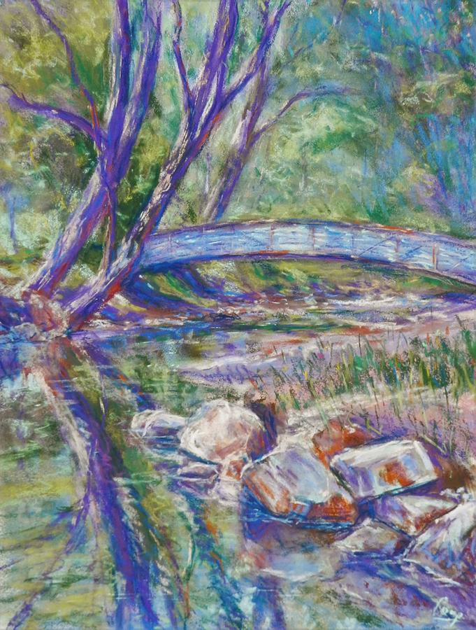 Impressionism Painting - Bridge Over Cascade Creek by Michael Camp