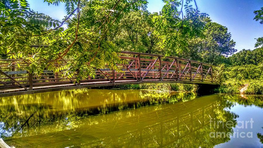 Bridge Over Delaware Canal at Colonial Park Photograph by Christopher Lotito
