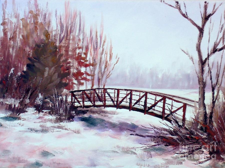 Snowy Span Painting by K M Pawelec
