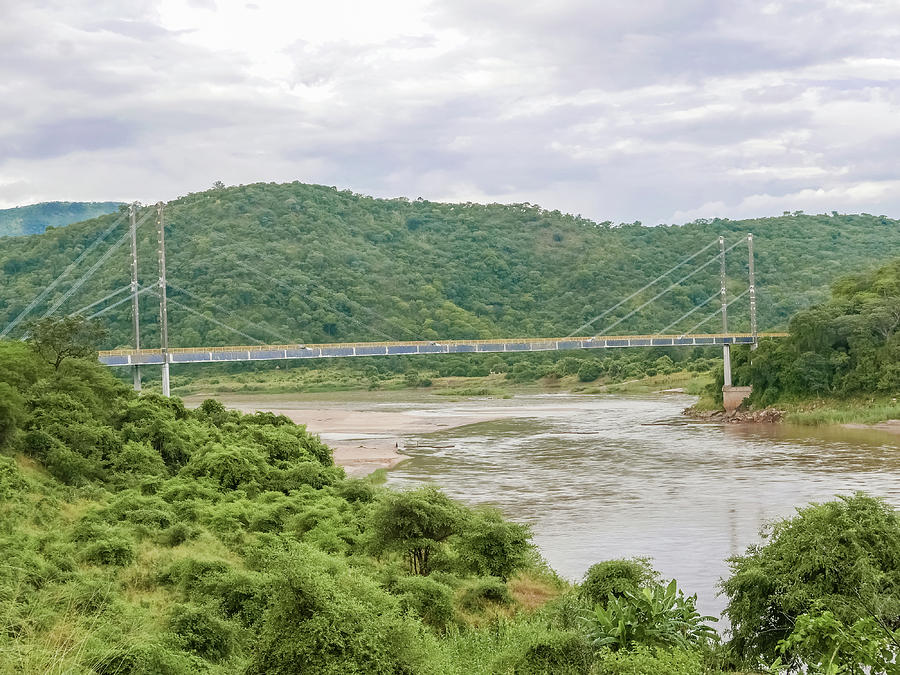 Bridge Over Luangwa River In Zambia Photograph